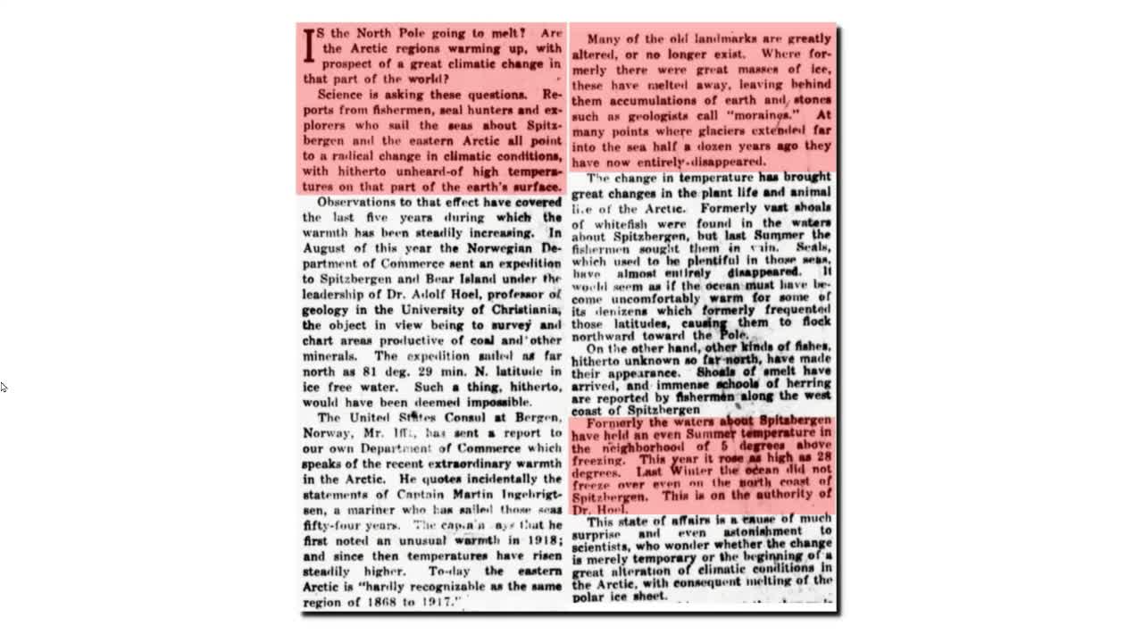 The Arctic Clown Show Continues