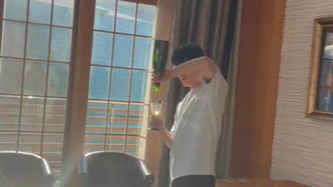 Morning Champagne gone bad