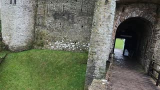 Castle in Wales. GoPro