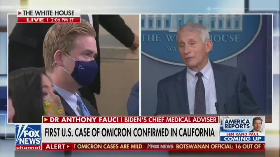 Peter Doocy lights up Fauci