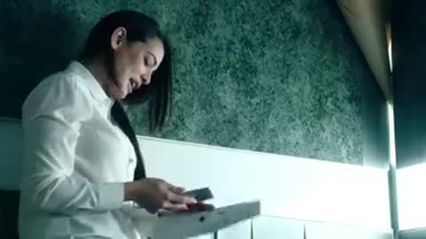 Enjoying in lift with unknown person