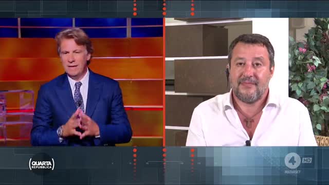 🔴 Matteo Salvini a "Quarta Repubblica" (Rete 4, 29/08/2022).