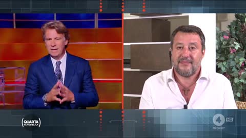 🔴 Matteo Salvini a "Quarta Repubblica" (Rete 4, 29/08/2022).