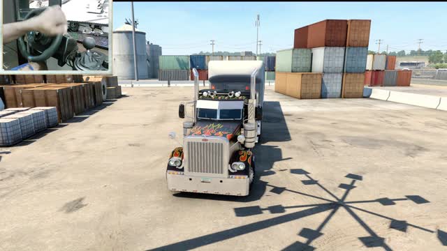 normal cargo delivery peterbilt 389 ATS gameplay