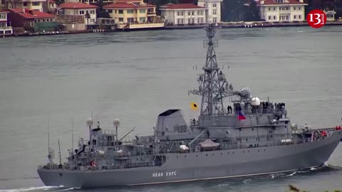 Ukrainian drones attack Russian warship in Black Sea