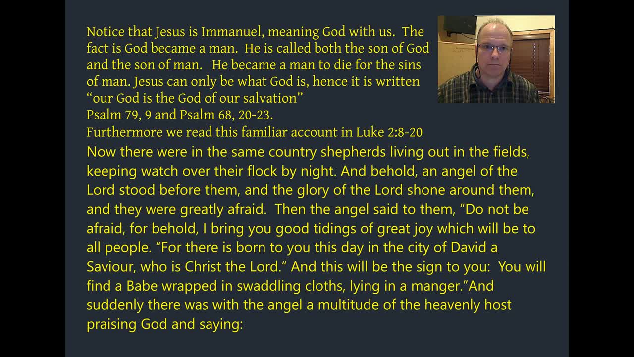 The Gospel of Jesus The Christ