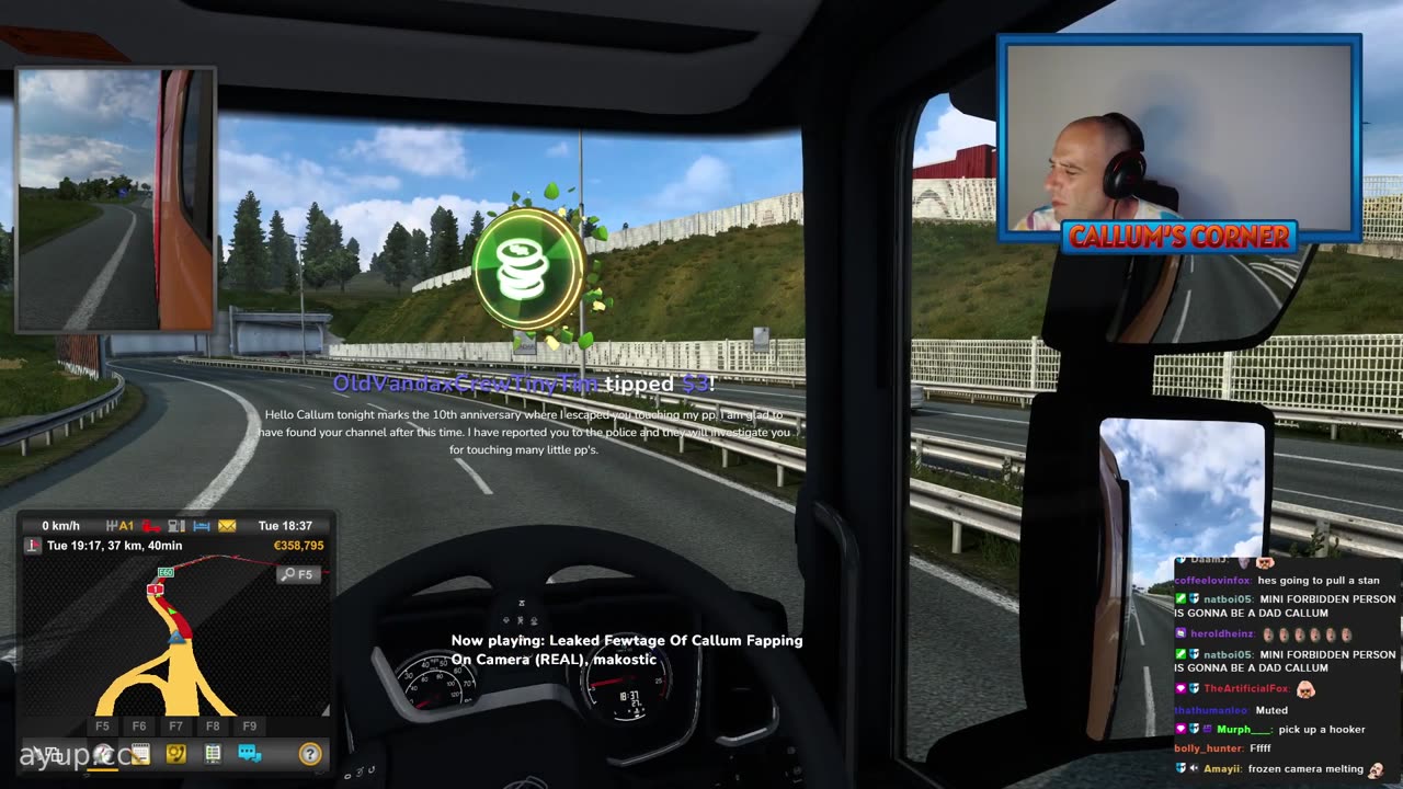 ayupcc - Callum's Corner - 09/10/23 - Simulating A European Truck