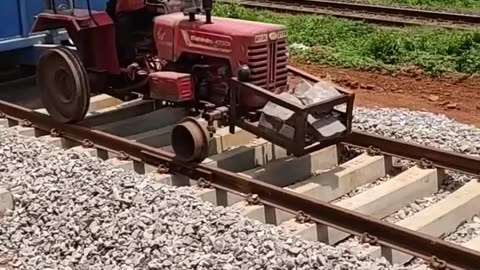 India tractor Train 🚆