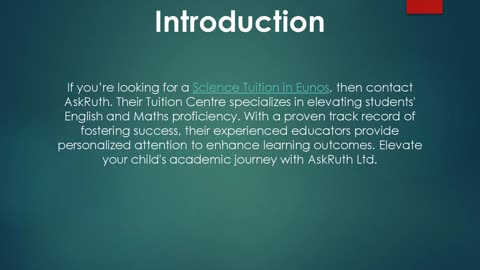 Best Science Tuition in Eunos
