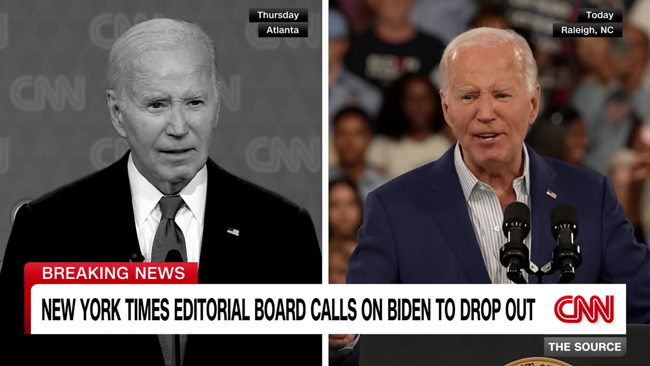 See Biden's transformation from debate to campaign rally