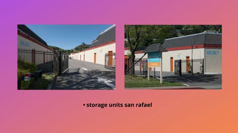 storage units san rafael
