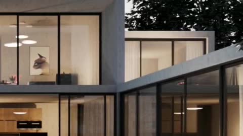 Villa 3D visualization