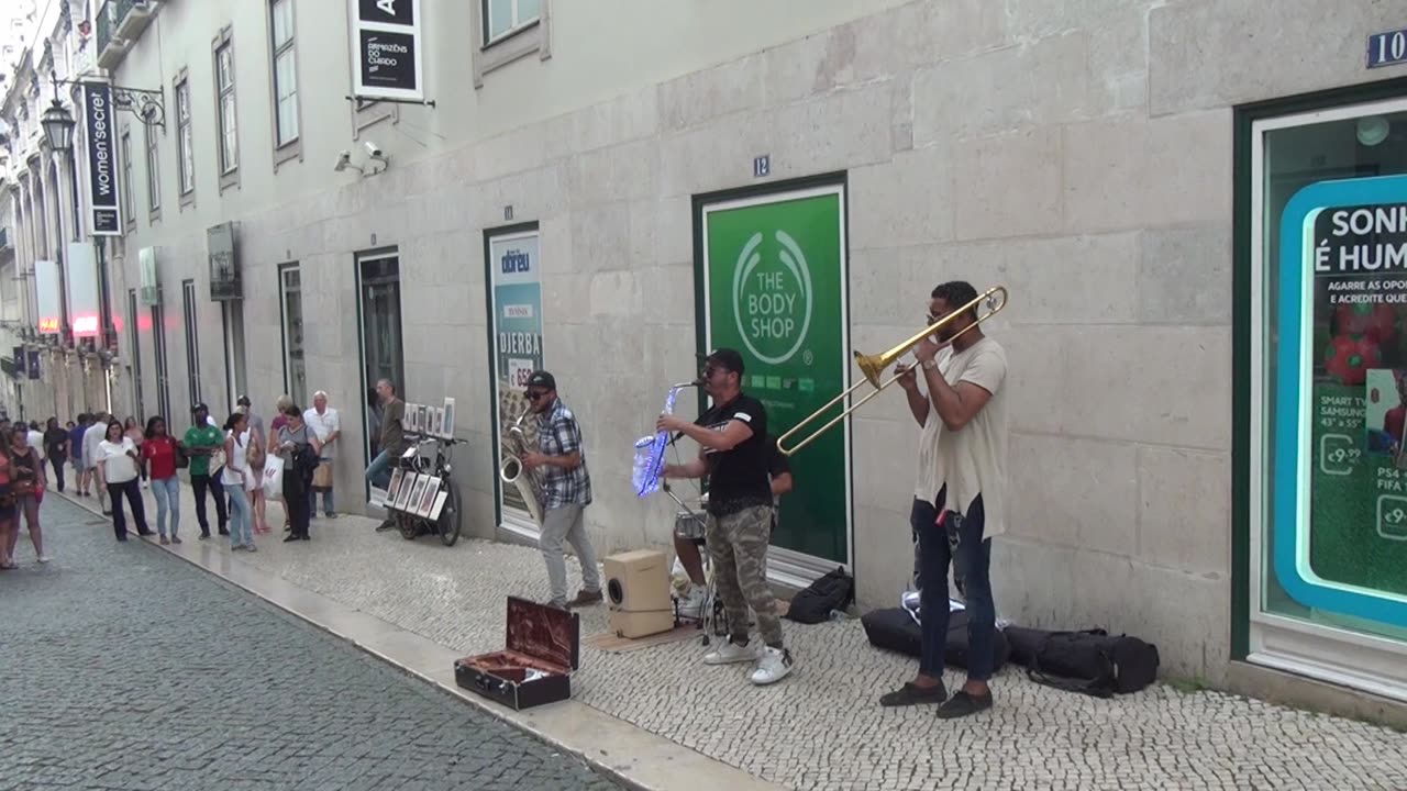 Lisbon Portugal 22nd June 2018 Buskers in the City 2