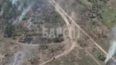 Another angle of filming the failed offensive of the Armed Forces of Ukraine