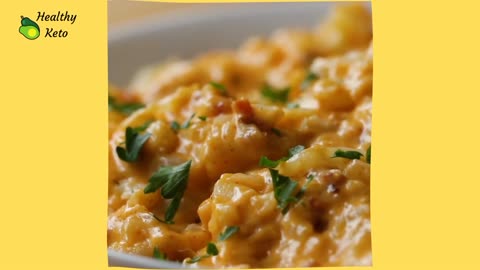 Keto Bacon Cauliflower Mac & Cheese Recipe