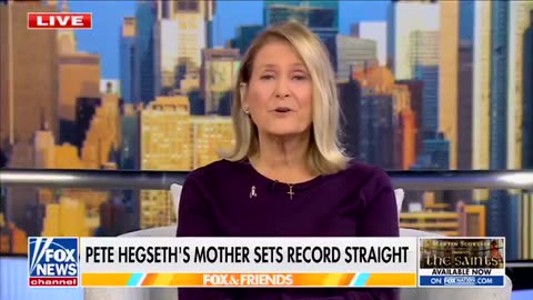 Pete Hegseth mother set the record straight!