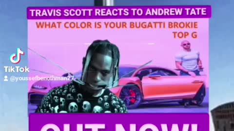 TRAVIS SCOTT REACTS TO ANDREW TATE 😂