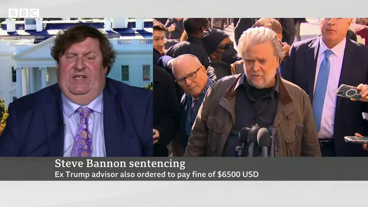 Donald Trump’s former adviser steve Bannon sentenced to four month in jail