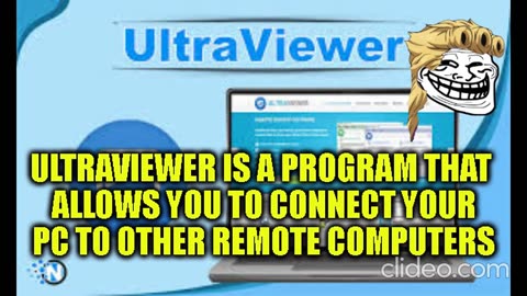 Ultraviewer + Activated - Which allows you to connect your PC to other remote computers