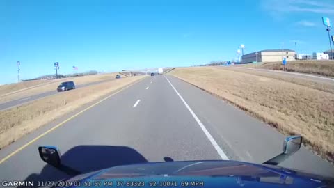 Pickup side swipes Bud Light truck