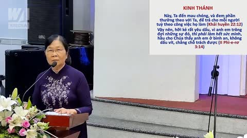 PHẦN THƯỞNG TỪ TRỜI - Giôsuê 14:6-15 || Cô TRẦN THỊ DIỆP