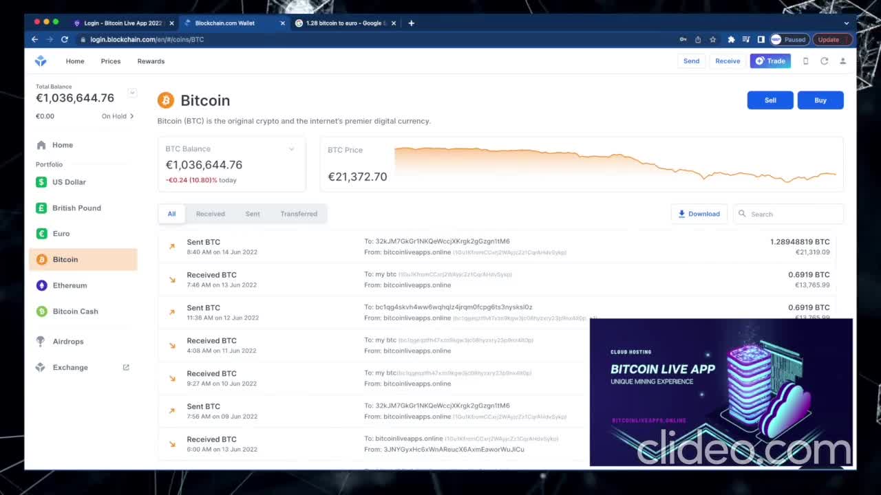 Bitcoin Live App - Can You Make 1 Bitcoin Daily?