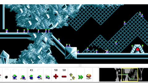 Lemmings 95: Fun level, You need bashers this time