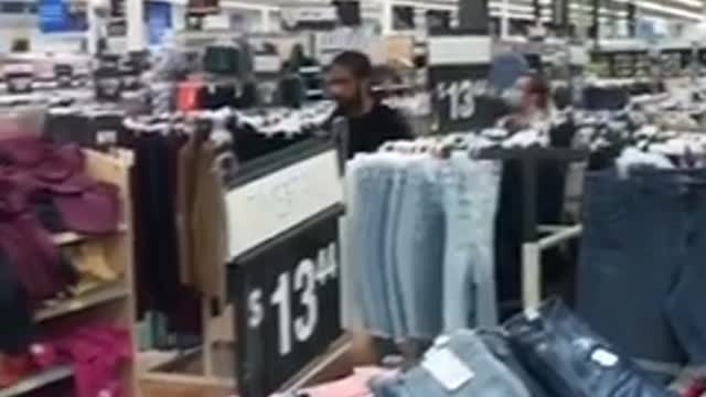 Walmart Fight Over a Mask