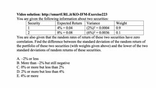 Exam IFM exercise for April 15, 2021