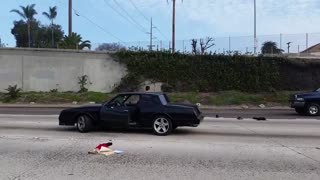 Nude Lunatic Latino on Meth Rampage SD Freeway