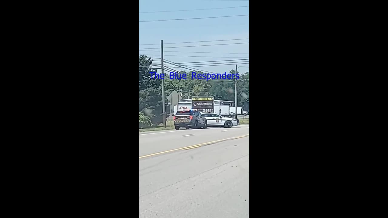 Police Chase Stolen Cruiser