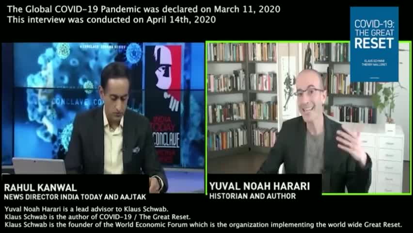 💥🔥💥👿Yuval Noah Harari👿- (Klaus Schwab's Slave): "🧍‍♂️Humans🧍‍♀️ are now 📱hackable 🐑Animals"💥🔥💥