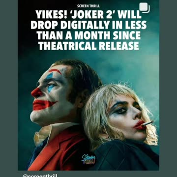 Joker2 he amazing movie 10/31/24