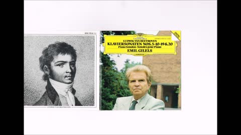 Beethoven - Piano Sonata No.5 Emil Gilels