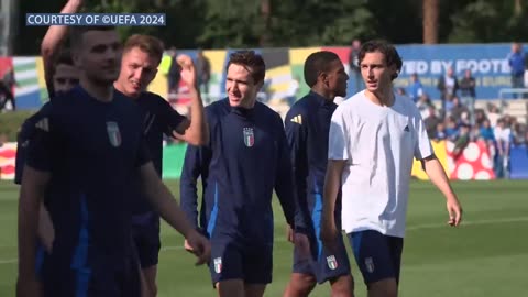 Italy's INTENSE scrimmage in front of FANS before their UEFA Euro clashs