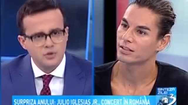 Julio Iglesias Jr la Antena 3 - "Jos Băsescu"