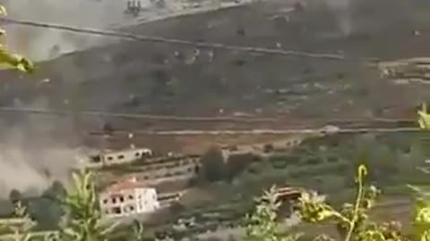 Videos from the aftermath of Explosion in Ain Qana southern Lebanon