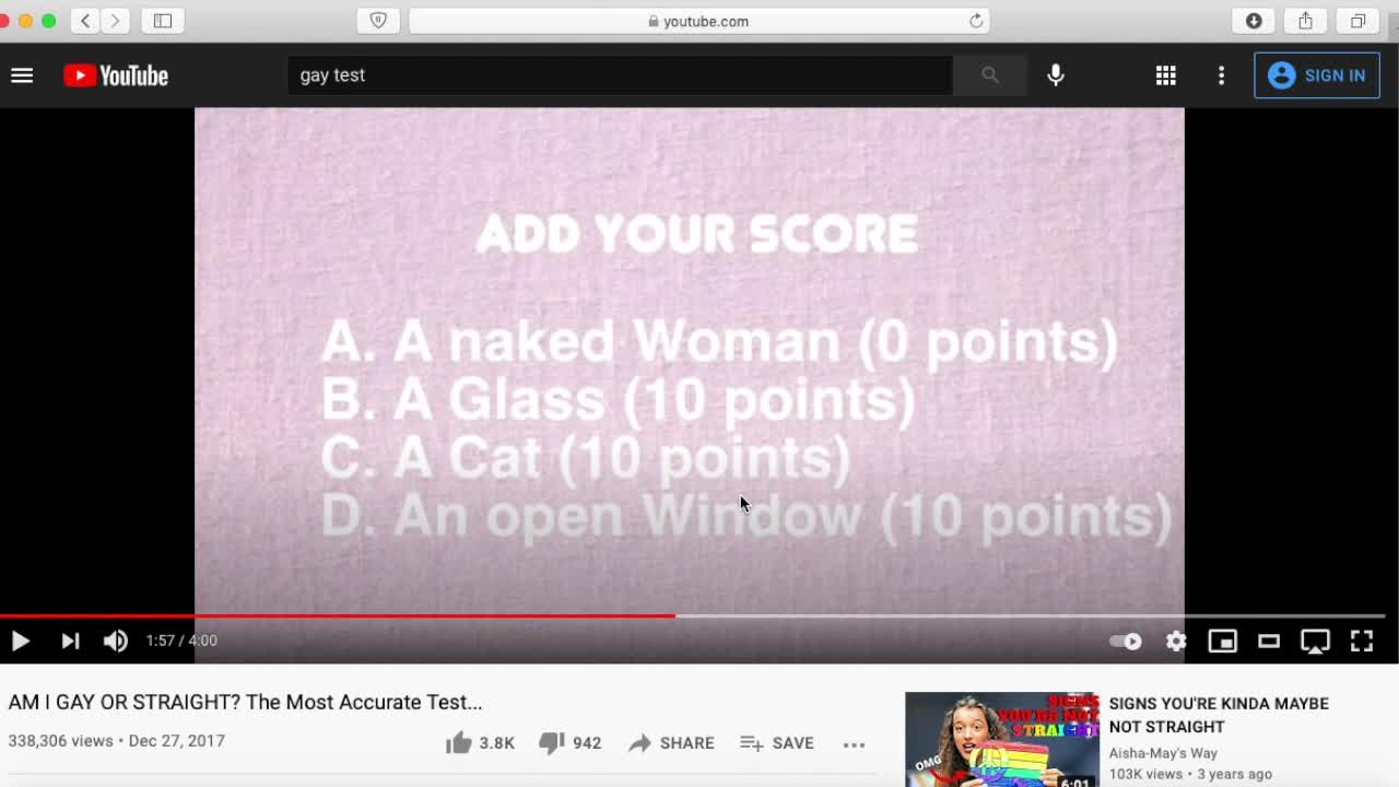 Straight Christian Trump Supporter takes Youtube's Gay Test! (Not rec. for kids)