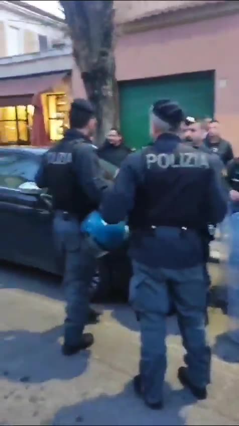 Former Italian health minister Roberto Speranza Surrounded