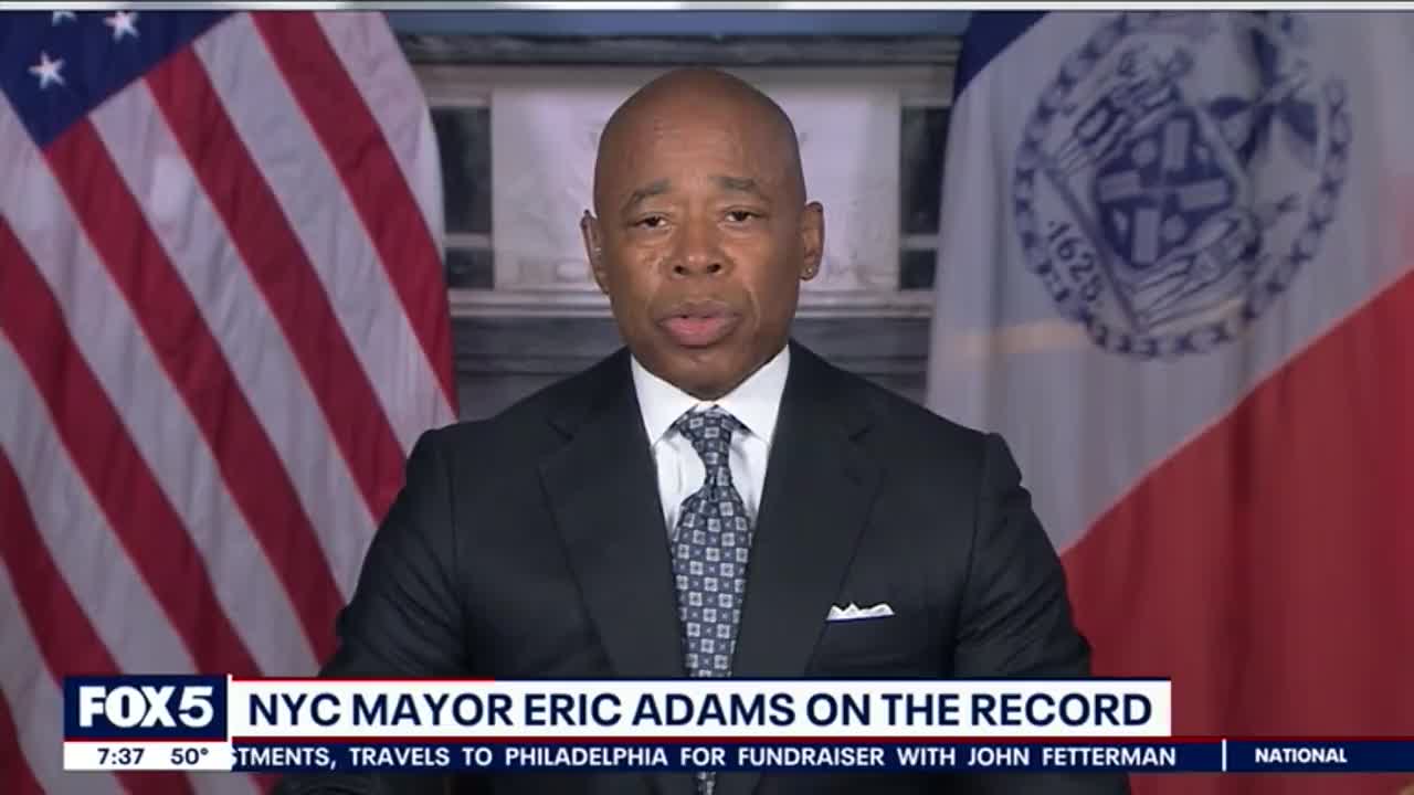 Mayor Eric Adams Tells New Yorkers to Put Away Their Phones and AirPods to Avoid Crime on the Subway