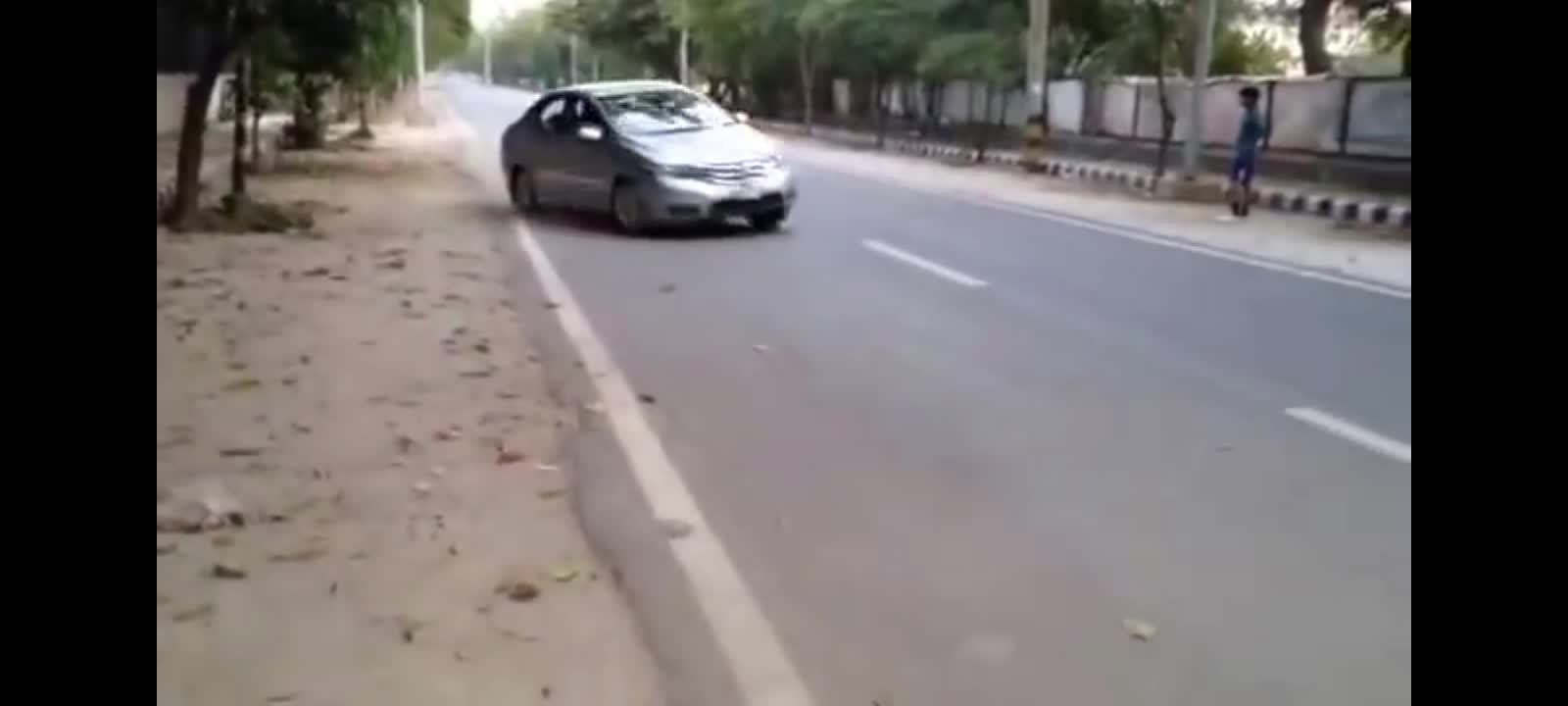 Honda city drifting