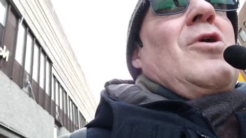 Andliga attacker utanför Gallerian Krämaren i Örebro 9 Febr. 2022