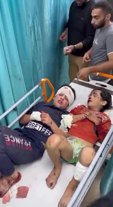 More injured children at al-Shifa Hospital