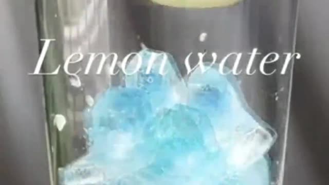 Refreshing Lemon Water