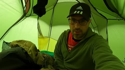 Test footage. Cloud peak 2. Inside tent