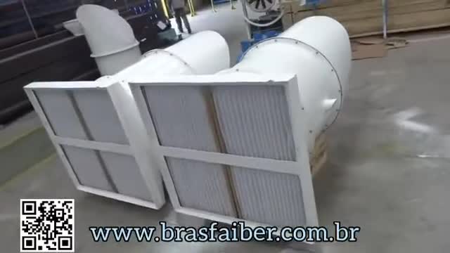 Ventilador Industrial com Filtro | Brasfaiber Brasil