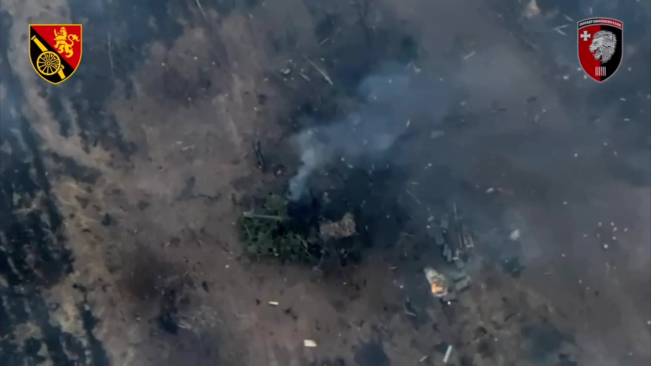 Several Russian Heavy Guns are Destroyed by Ukrainian Archer Self-Propelled Gun