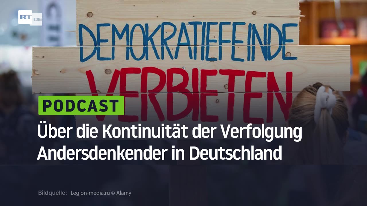 Über die Kontinuität der Verfolgung Andersdenkender in Deutschland