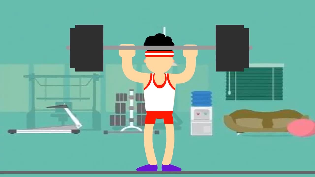 exercise animation video \WORKOUT Animation