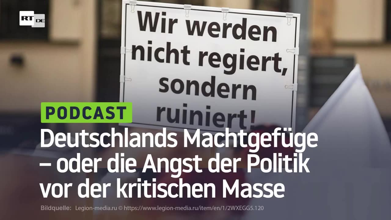 Deutschlands Machtgefüge – oder die Angst der Politik vor der kritischen Masse